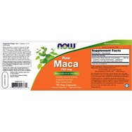 Now Foods Maca Raw 750mg 90veg.caps Now Foods Maca Raw 750mg 90veg.caps