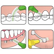 TePe Interdental Brush 20 бр ISO Size 0 (0.4mm) Фуксия