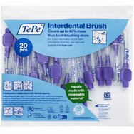 TePe Interdental Brush 20 бр ISO Size 6 (1.10mm) Лилаво - Четки за почистване на междузъбни пространства, идеални за хора с импланти или брекети