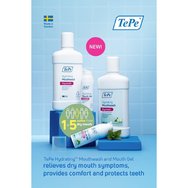 TePe Hydrating Mouthwash Хидратираща вода за уста за облекчаване на усещането за сухота в устата, с мек вкус на ябълка & мента 500ml - Mild Apple/Peppermint TePe Hydrating Mouthwash Хидратираща вода за уста за облекчаване на усещането за сухота в устата, с мек вкус на ябълка & мента 500ml - Mild Apple/Peppermint