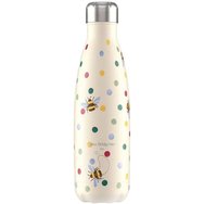 Chilly's Reusable Bottle 500ml - Polka Dot & Bees - Термос от неръждаема стомана с дизайн Chilly's Reusable Bottle 500ml - Polka Dot & Bees - Термос от неръждаема стомана с дизайн