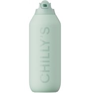 Chilly\'s Series 2 Flip Sport Bottle 500ml, код 22605 - Lichen Green