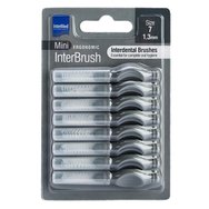 Intermed Ergonomic InterBrush Mini 8 Τεμάχια Size 7 - 1.3mm - Интердентални четки със сива дръжка Intermed Ergonomic InterBrush Mini 8 Τεμάχια Size 7 - 1.3mm - Интердентални четки със сива дръжка