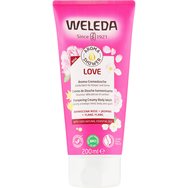 Weleda Love Aroma Shower Gel 200ml - Деликатен аромат на роза в кремав лек крем Weleda Love Aroma Shower Gel 200ml - Деликатен аромат на роза в кремав лек крем