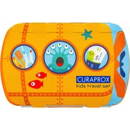 Curaprox Kids Oral Hygiene Travel Set 1 бр - портокал - Комплект за пътуване с грижа за устната кухина за деца от 6 до 12 години с паста за зъби с вкус на мента, екстра мека четка за зъби от влакна, междузъбна четка и калъф Curaprox Kids Oral Hygiene Travel Set 1 бр - портокал - Комплект за пътуване с грижа за устната кухина за деца от 6 до 12 години с паста за зъби с вкус на мента, екстра мека четка за зъби от влакна, междузъбна четка и калъф