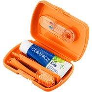 Curaprox Kids Oral Hygiene Travel Set 1 бр - портокал
