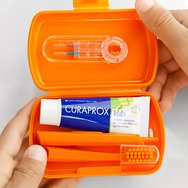 Curaprox Kids Oral Hygiene Travel Set 1 бр - портокал