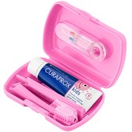 Curaprox Kids Oral Hygiene Travel Set 1 бр - розово Curaprox Kids Oral Hygiene Travel Set 1 бр - розово