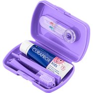 Curaprox Kids Oral Hygiene Travel Set 1 бр - Μοβ Curaprox Kids Oral Hygiene Travel Set 1 бр - Μοβ