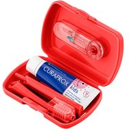 Curaprox Kids Oral Hygiene Travel Set 1 бр - червено