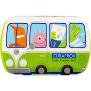 Curaprox Kids Oral Hygiene Travel Set 1 бр - Зелено - Комплект за пътуване с грижа за устната кухина за деца от 6 до 12 години с паста за зъби с вкус на мента, екстра мека четка за зъби от влакна, междузъбна четка и калъф Curaprox Kids Oral Hygiene Travel Set 1 бр - Зелено - Комплект за пътуване с грижа за устната кухина за деца от 6 до 12 години с паста за зъби с вкус на мента, екстра мека четка за зъби от влакна, междузъбна четка и калъф