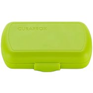 Curaprox Travel Set Green 1 брой, Комплект за орална хигиена за пътуване с калъф в зелен цвят