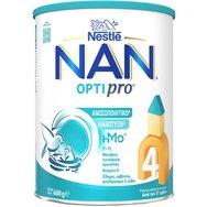 Nestle NAN Optipro 4 Прах за млечна напитка, обогатен с витамини & Метали, подходящи от 2Време 400gr Nestle NAN Optipro 4 Прах за млечна напитка, обогатен с витамини & Метали, подходящи от 2Време 400gr