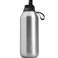 Chilly's Series 2 Sport Bottle 500ml, код 22603 - Recycled Stainless Steel - Термос от неръждаема стомана със сламка и антимикробен накрайник за студени напитки Chilly's Series 2 Sport Bottle 500ml, код 22603 - Recycled Stainless Steel - Термос от неръждаема стомана със сламка и антимикробен накрайник за студени напитки