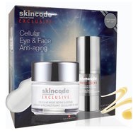 Skincode Exclusive PROMO PACK Cellular Anti-Aging Cream 50ml & подарък Cellular Wrinkle Prohibiting Eye Serum 15ml