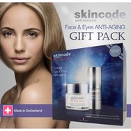 Skincode Exclusive PROMO PACK Cellular Anti-Aging Cream 50ml & подарък Cellular Wrinkle Prohibiting Eye Serum 15ml