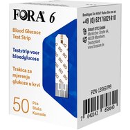 Fora 6 Blood Glucose Test Strips 50 бр