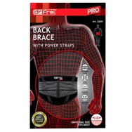 Dr. Frei Back Brace with Power Straps Черен един размер 1 бр - Колан за кръста със здрави колани Dr. Frei Back Brace with Power Straps Черен един размер 1 бр - Колан за кръста със здрави колани