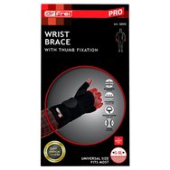 Dr. Frei Wrist Brace with Thumb Fixation Черен един размер 1 брой - десен - Шина за китка с опора за палец Dr. Frei Wrist Brace with Thumb Fixation Черен един размер 1 брой - десен - Шина за китка с опора за палец