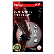 Dr. Frei Knee Patella Strap Brace Fastening Черен един размер 1 бр - Подложка за опора на коленете за двете ръце Dr. Frei Knee Patella Strap Brace Fastening Черен един размер 1 бр - Подложка за опора на коленете за двете ръце