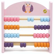Oops Count with Me Wooden Multicolor Abacus 18m+, 1 бр - Owl