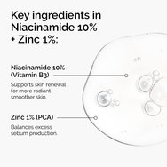 The Ordinary Niacinamide 10% + Zinc 1% 60ml  The Ordinary Niacinamide 10% + Zinc 1% 60ml