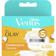 Gillette Venus Comfortglide Coconut Plus Olay Razor Blades 4 бр Gillette Venus Comfortglide Coconut Plus Olay Razor Blades 4 бр
