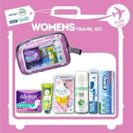 P&G Woman Travel Kit Oral-B 123 Indicator & 123 Fresh Mint, Simply Venus & Gel Satin Care, Always Dailies, Herbal Essences Mask P&G Woman Travel Kit Oral-B 123 Indicator & 123 Fresh Mint, Simply Venus & Gel Satin Care, Always Dailies, Herbal Essences Mask
