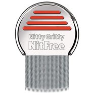 Nitty Gritty Гребен за въшки 1 брой - Червен - Премахва всички въшки, гниди & яйца без употреба на химикали