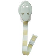 Tommee Tippee Clipon Fits All Ring Soothers 0m+ Щипки за залъгалки за лесно закопчаване с едно щракване, 2 броя