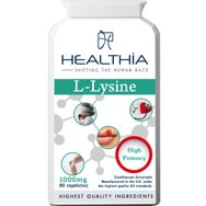 Healthia L-Lysine 1000mg High Potency 90 tabs