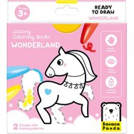 Banana Panda Looong Coloring Books Tracing Patterns 3 Years+, 2 бр - Wonderland