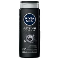 Nivea Men Shower Gel Active Clean Stimulating & Active Charcoal 500ml