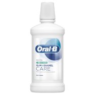 Oral-B Gum & Enamel Care Fresh Mint Mouthwash 500ml - Перорален разтвор с хладен ментов аромат за укрепване на венците & Укрепване на емайл Oral-B Gum & Enamel Care Fresh Mint Mouthwash 500ml - Перорален разтвор с хладен ментов аромат за укрепване на венците & Укрепване на емайл