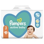 Pampers Active Baby No3 (6-10kg) Giant Pack 90 памперси