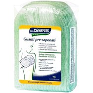 Dr Ciccarelli Ready-to-Use Soap Mitt 20 бр - Ръкавици за еднократна употреба преди сапун за почистване на лице и тяло, без изплакване Dr Ciccarelli Ready-to-Use Soap Mitt 20 бр - Ръкавици за еднократна употреба преди сапун за почистване на лице и тяло, без изплакване