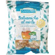 Carraro Caramelle Balsamiche al Miele Бонбони за гърло с мед и евкалипт 100gr Carraro Caramelle Balsamiche al Miele Бонбони за гърло с мед и евкалипт 100gr