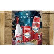 Old Spice Promo Captain After Shave Lotion 100ml & Deodorant Stick 50ml & 3 in 1 Shower Gel & Shampoo 250ml & Reusable Wooden Box 1 бр