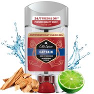 Old Spice Captain Antiperspirant Clear Gel Stick Прозрачен Гел Стик Антиперспирант Против Изпотяване & Неприятна Миризма 70ml Old Spice Captain Antiperspirant Clear Gel Stick Прозрачен Гел Стик Антиперспирант Против Изпотяване & Неприятна Миризма 70ml