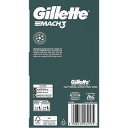 Gillette Promo Champions League Mach 3, 1 дръжка & 4 пълнителя & Series Sensitive гел за бръснене 200 мл & несесер 1 брой
