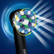 Oral-B Pro Cross Action Medium Electric Toothbrush Replacement Head Black Edition 12 бр