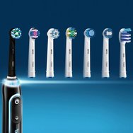 Oral-B Pro Cross Action Medium Electric Toothbrush Replacement Head Black Edition 12 бр