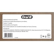 Oral-B Pro Cross Action Medium Electric Toothbrush Replacement Head Black Edition 12 бр