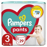 Pampers Pants No3 (6-11kg) Пелени Панталони 29 пелени
