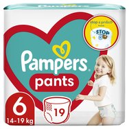 Pampers Pants No6 (14-19kg) Пелени Гащички 19 пелени