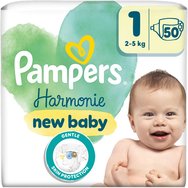 Pampers Harmonie No1 (2-5kg) 50 памперса Pampers Harmonie No1 (2-5kg) 50 памперса