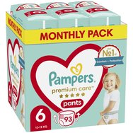Pampers Premium Care Pants Monthly Pack No6 (15+kg) 93 пелени