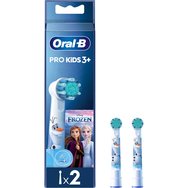 Oral-B Kids Frozen II Electric Toothbrush Replacement Heads Extra Soft 2 бр - Резервни глави за бебешка електрическа четка за зъби с много меки влакна и филмови герои Frozen II