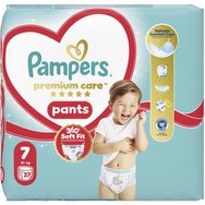 Pampers Premium Care Pants Jumbo Pack No7 (17+Kg) 27 пелени Pampers Premium Care Pants Jumbo Pack No7 (17+Kg) 27 пелени