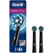 Oral-B Pro Cross Action Electric Toothbrush Head Black Replacement 2 бр